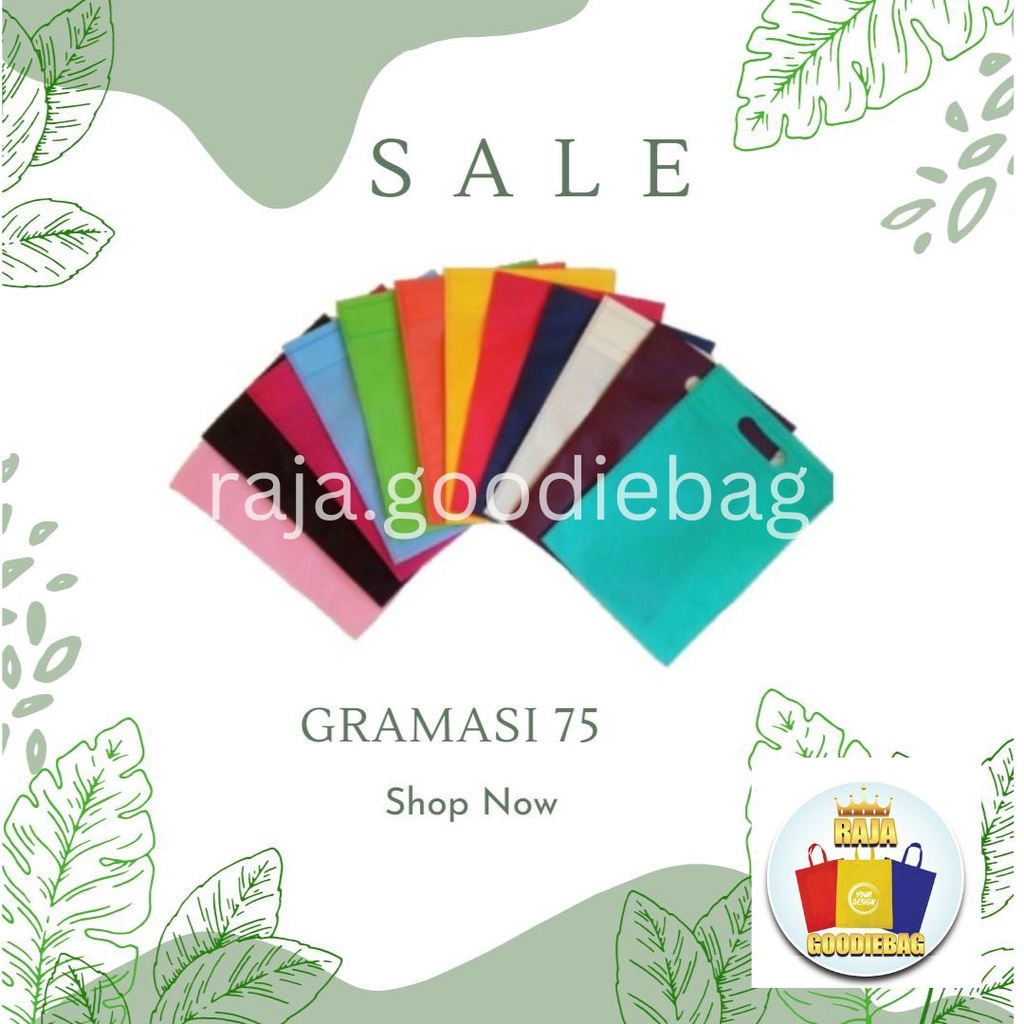 

Tas Spunbond Souvenir Oval S(20x25) Tebal