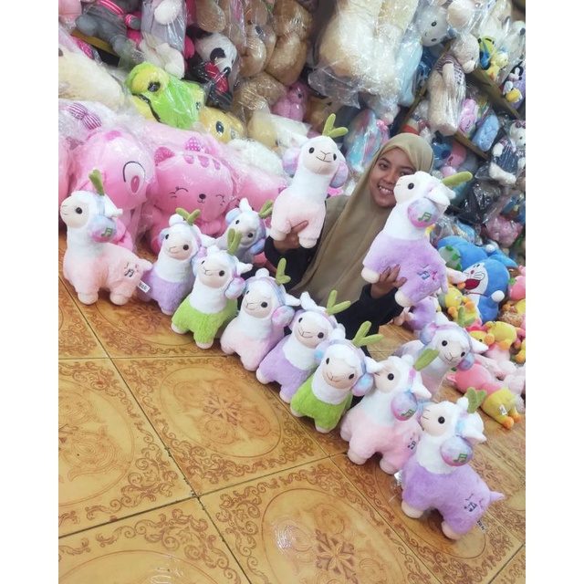 BONEKA DOMBA HEADPHONE BONEKA DOMBA LUCU BONEKA DOMBA LIVE MUSIK BONEKA DOMBA IMPORT BONEKA DOMBA LU