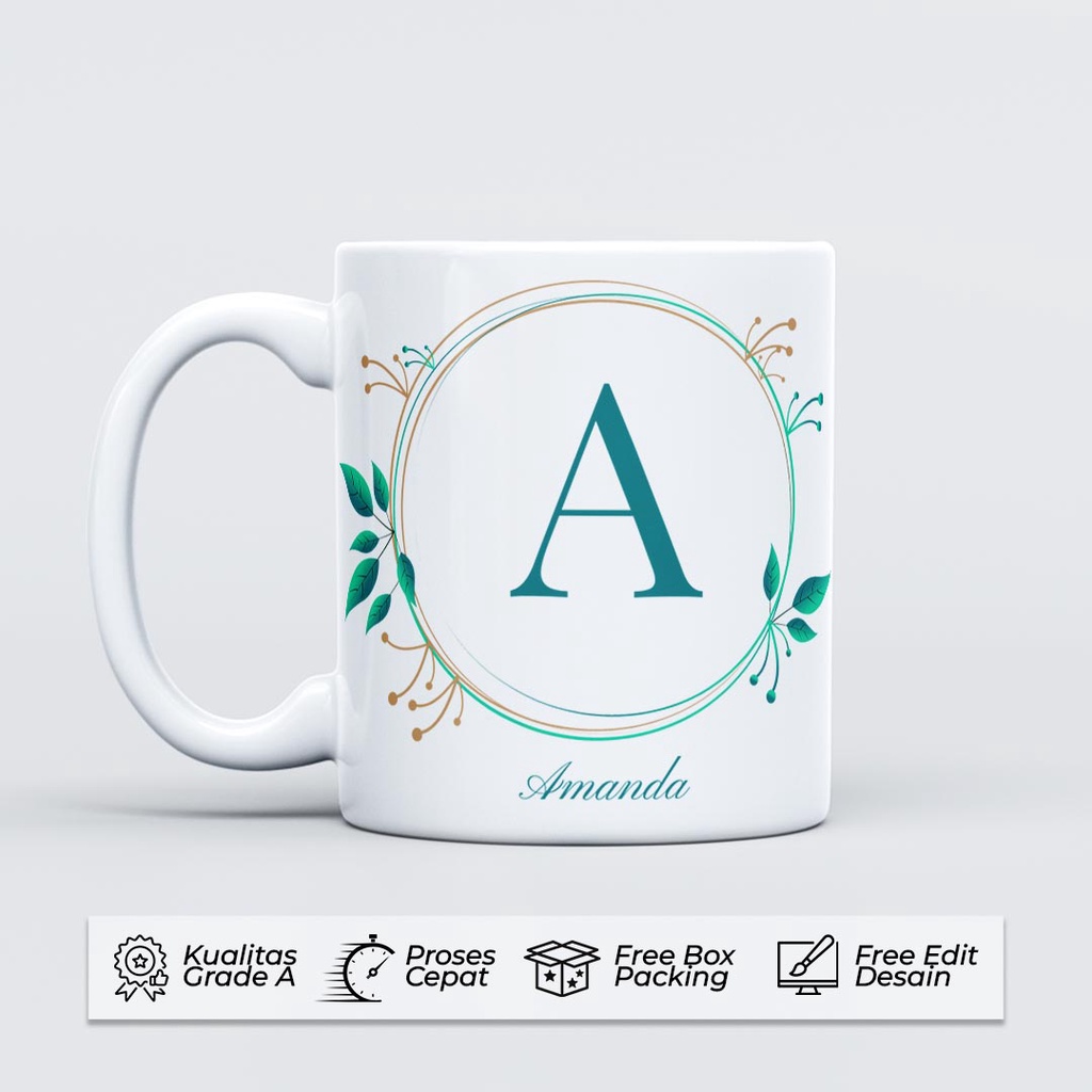 Jual Mug Custom Foto dan Nama, Mug Gelas Custom Satuan, Mug Custom