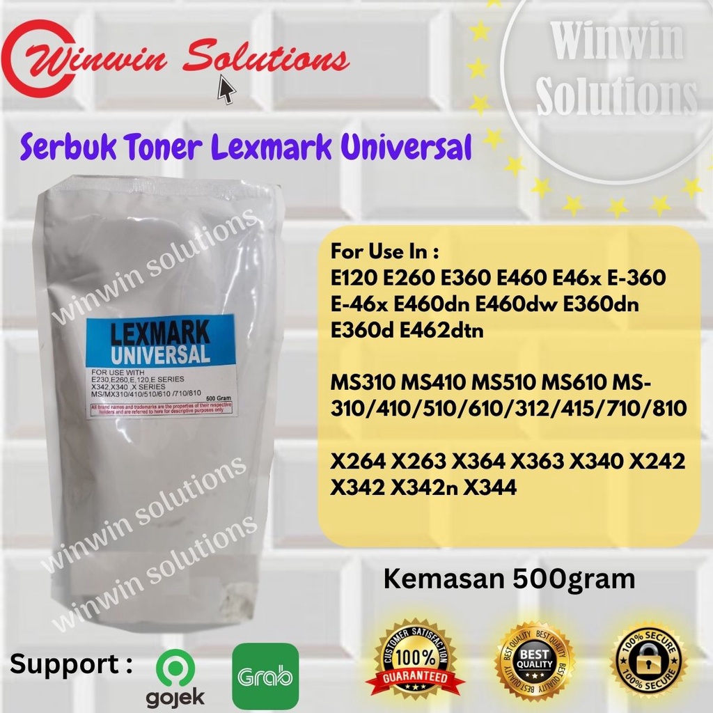 Bubuk Refill Serbuk Toner MS310 MS410 MS510 MS610 MS710 MS810 MS-310/410/510/610/312/415/710/810 500