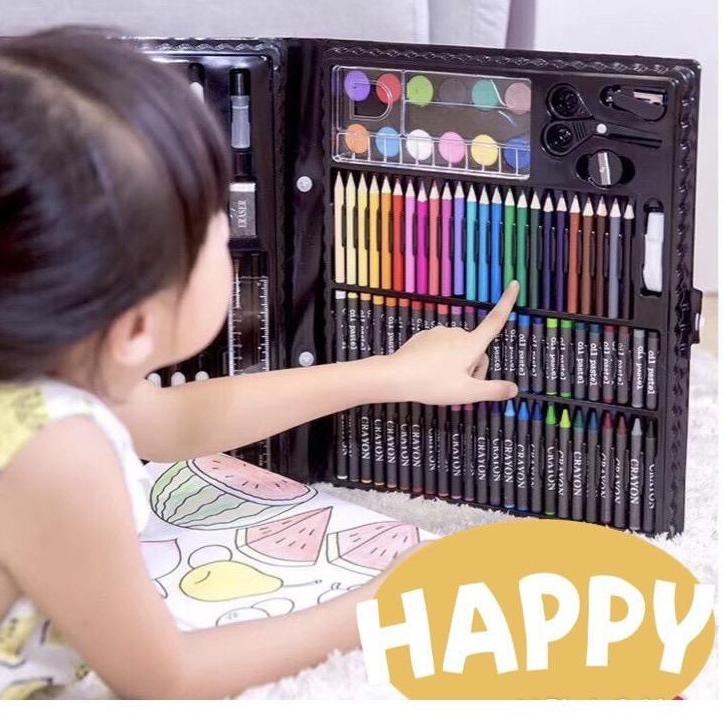 

(G-2-5㊛) Crayon Set 150pcs / Krayon Mewarnai Anak 150pcs / Pensil Warna Set 150pcs langsung kirim