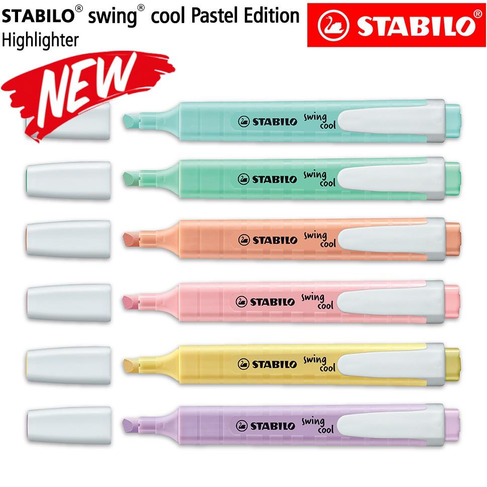 

STABILO SET 6 - SWING COOL PASTEL EDITION / HIGHLIGHTER 6 PCS / PEN AND MARKER TERLARISS...,,,,,