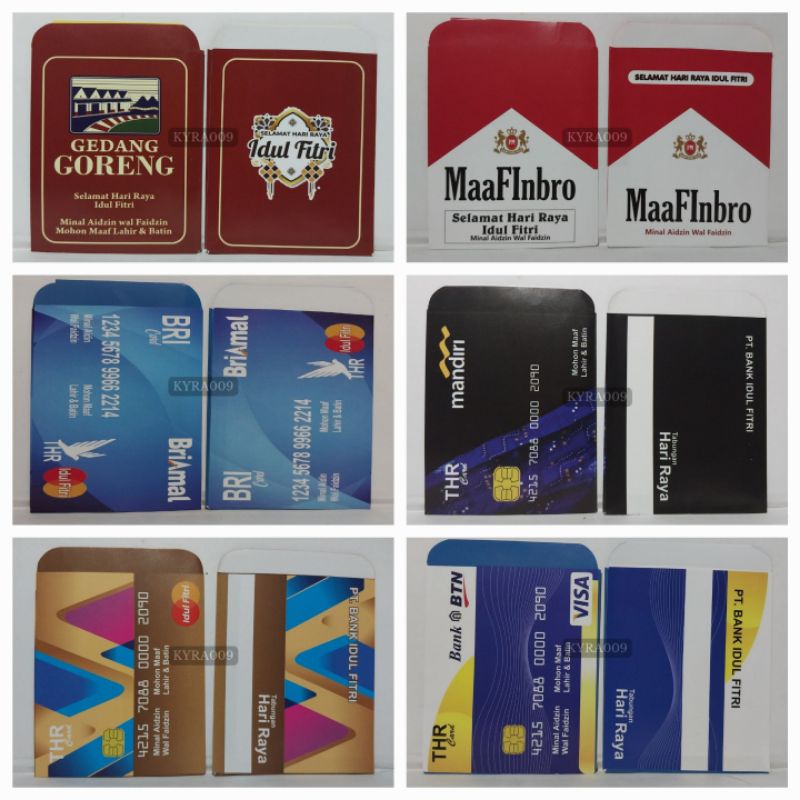 

Amplop Lebaran Plesetan Kartu Unik
