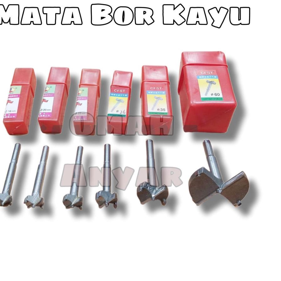 ﷼ Mata Bor Kayu Engsel Sendok Kunci Huben Lemari ㄾ