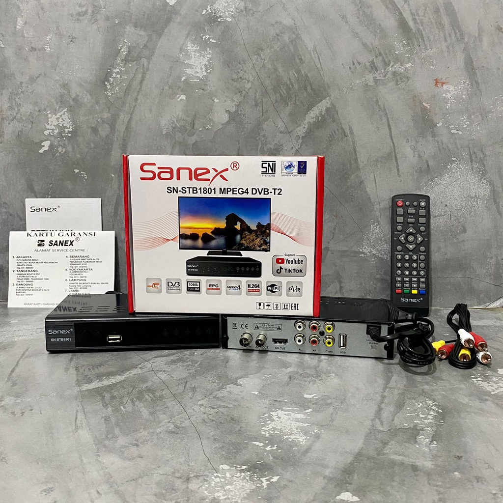 [original]STB matrix garuda Set Top Box VISIO HS1685 STB SANEX STB MATRIXGARUDA STB EVERCOSS STB Siaran Digital Visio SNI wifi dongle youtube tv tabung ke digitalSekelas Matrix Gambar Jernih bersih garansi resmi pabrik