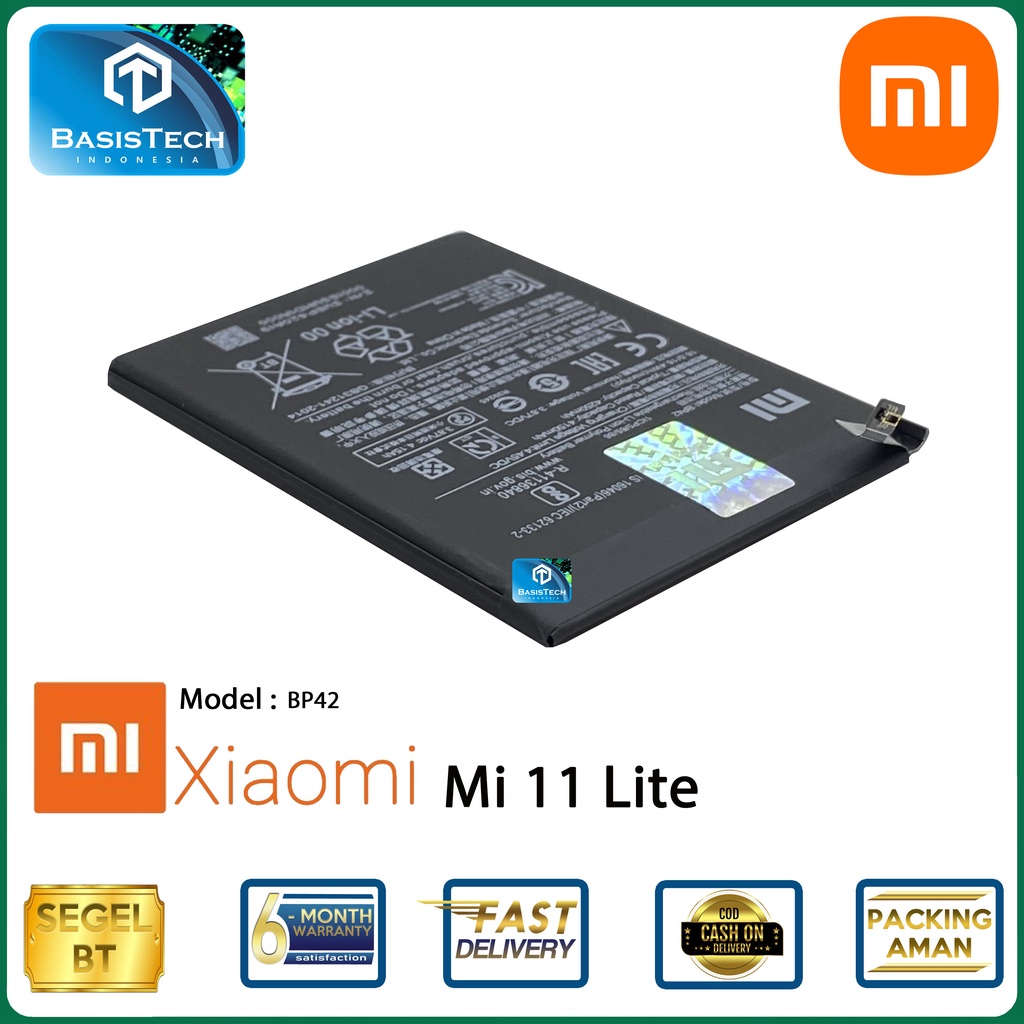 BATERAI XIAOMI Mi 11 Lite - BP42 - BASISTECH ORI99 GOOD QUALITY