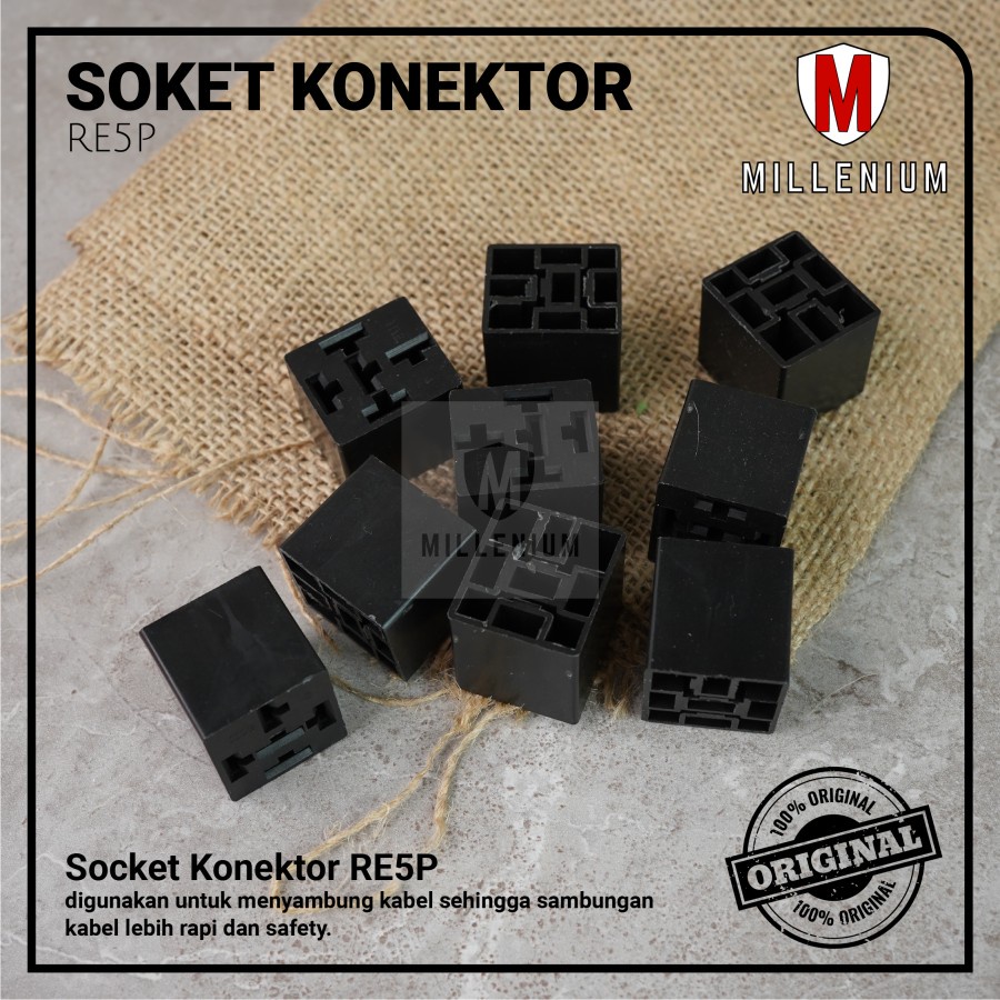 SOCKET / SOKET / RUMAH RELAY KAKI 5 / KAKI 4 KOSONGAN / LAMPU - KLAKSON