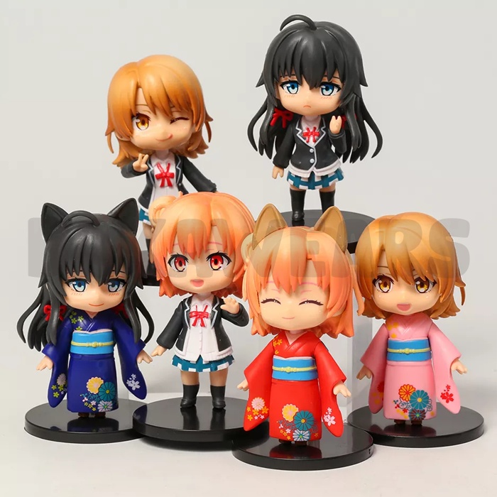 Action Figure SNAFU Oregairu Girls : Cute Kawaii Version - Yukino, Yui, Iroha