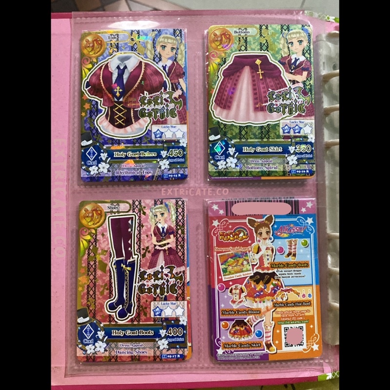 AIKATSU CARD - BRAND - YURIKA TODO SET - KARTU AIKATSU GAME BANDAI