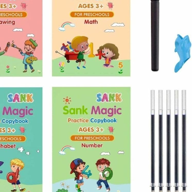 

Ayo Beli [OBJ] Buku Sank 4IN1 Latihan Menulis Kaligrafi Sank Magic Practice Book Sank 66D''
