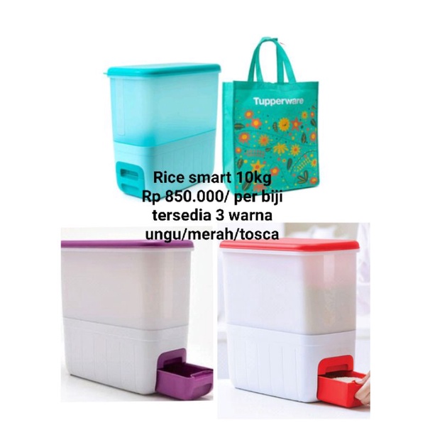 Rice Smart 10Kg ricesmart tempat beras tupperware