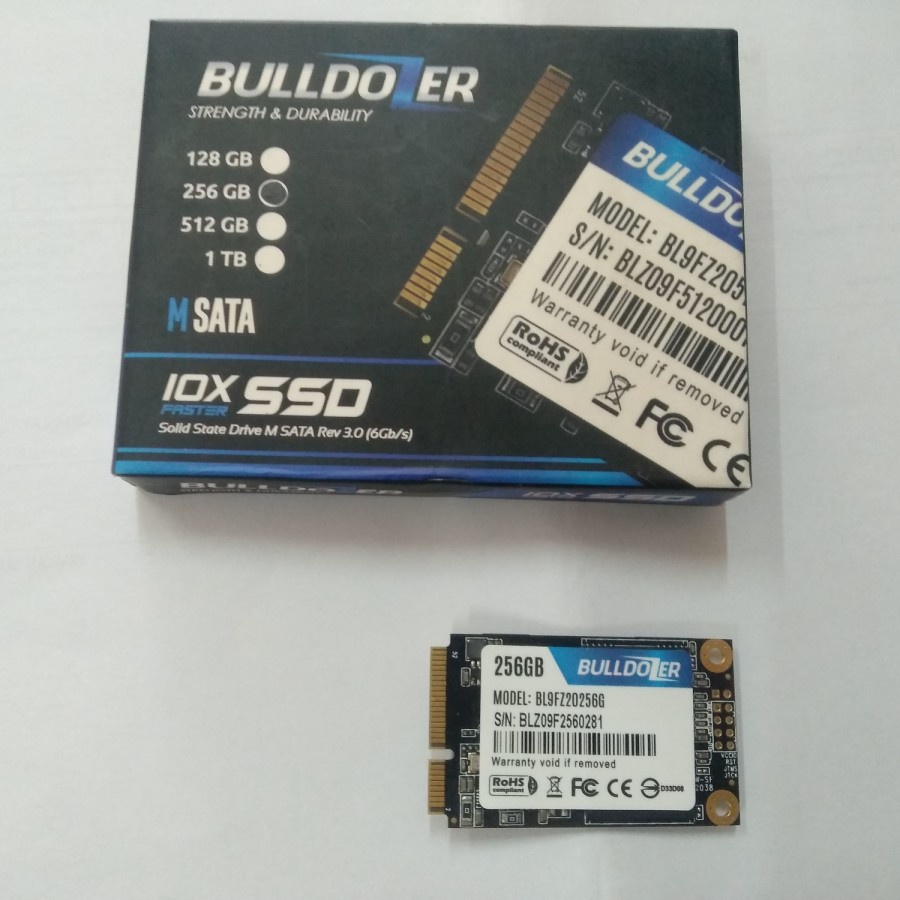 SSD 256 GB m SATA Bulldozer