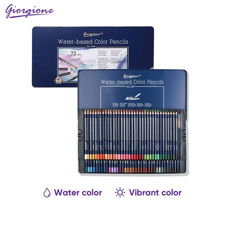 

GIORGIONE WATERCOLOR PENSIL WARNA DENGAN KUALITAS TINGGI PENCIL 12/24/36/48/72/120 WARNAS G-SR TERLARISS...,,,,,
