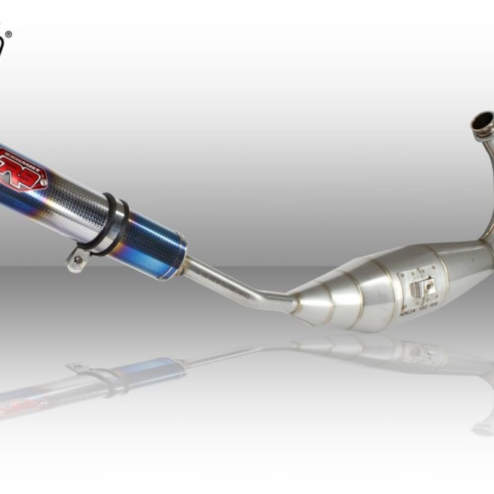 knalpot kawasaki ninja rr 150 new mugelo neo original R9