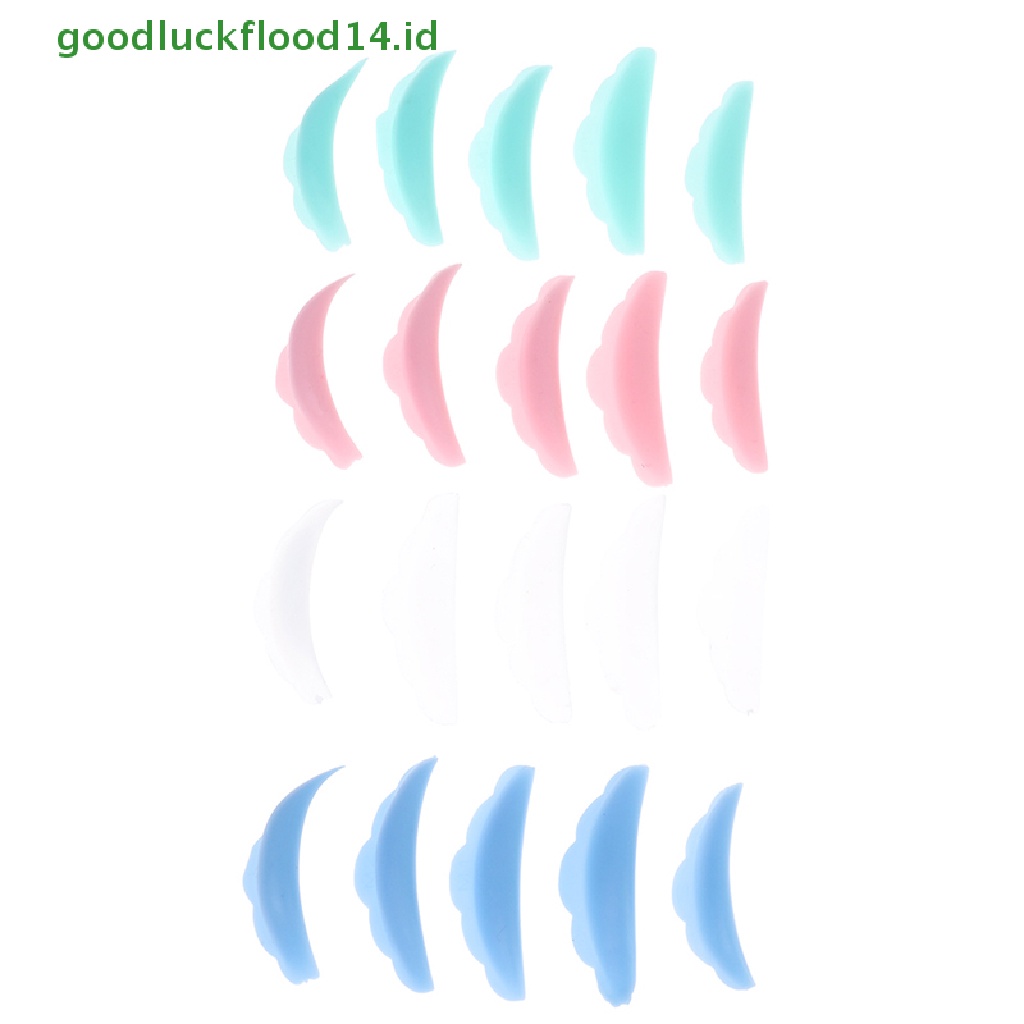 [GOOGFOUR] 10pcs Set Silicone Eyelash Perm Pad Daur Ulang Bulu Mata Perisai Lifg Pengeriting Lucu [TOP]