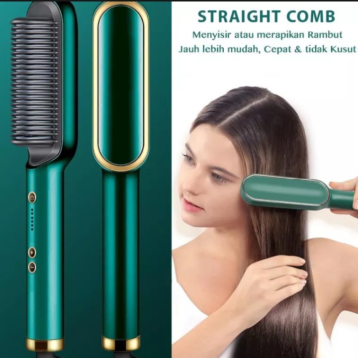 FH909 New Sisir Pelurus Rambut Sisir Pelurus Straight Comb Hair Stlylist