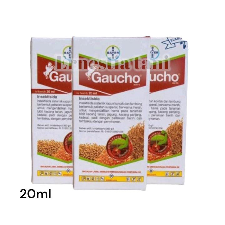 INSEKTISIDA GAUCHO 20ML insektisida perlakuan benih gauco Pengendali hama pada tanaman jagung Bahan 