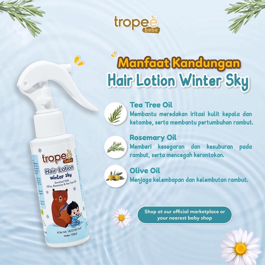 TROPEE BEBE HAIR LOTION 100 ML