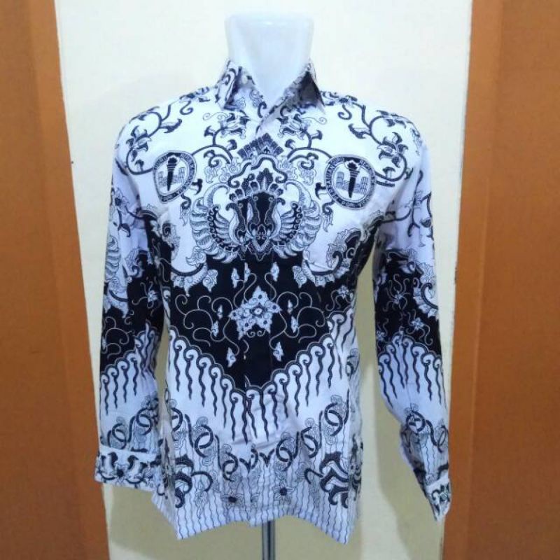 BAJU PGRI BATIK 2022 kemeja PGRI pria baju PGRI wanita seragam batik PGRI wanita SRAGAM KORPI WANITA-PRIA lapisan furing