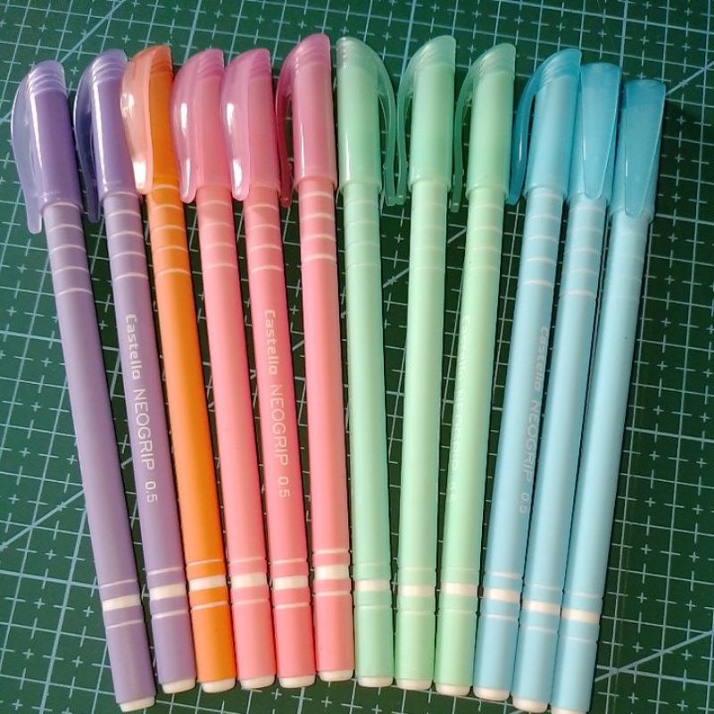 Pulpen Neogrip Warna Pastel