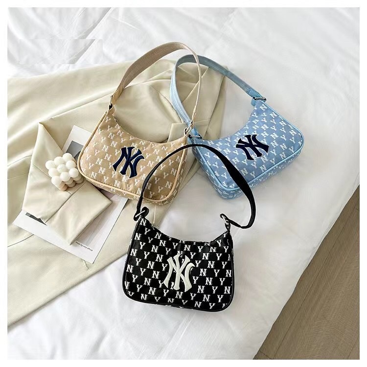 BJ63673 - BLACK/BLUE/KHAKI - TAS TOTE SLEMPANG NY BEST SELLER WANITA FASHION IMPORT MODIS ELEGAN TERMURAH TERLARIS TERBARU BAGSTORE JAKARTA TAS BATAM ZC3673