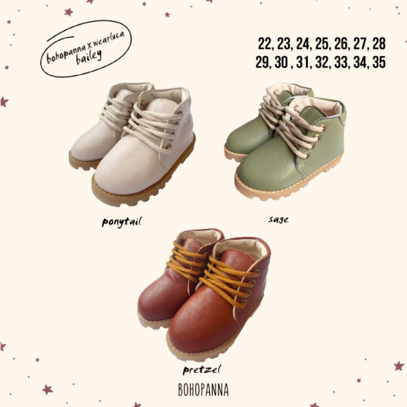 BOHOPANNA X WEARLUCA BAILEY - SEPATU BOOTS BOHOPANNA - SEPATU BOOTS WEARLUCA