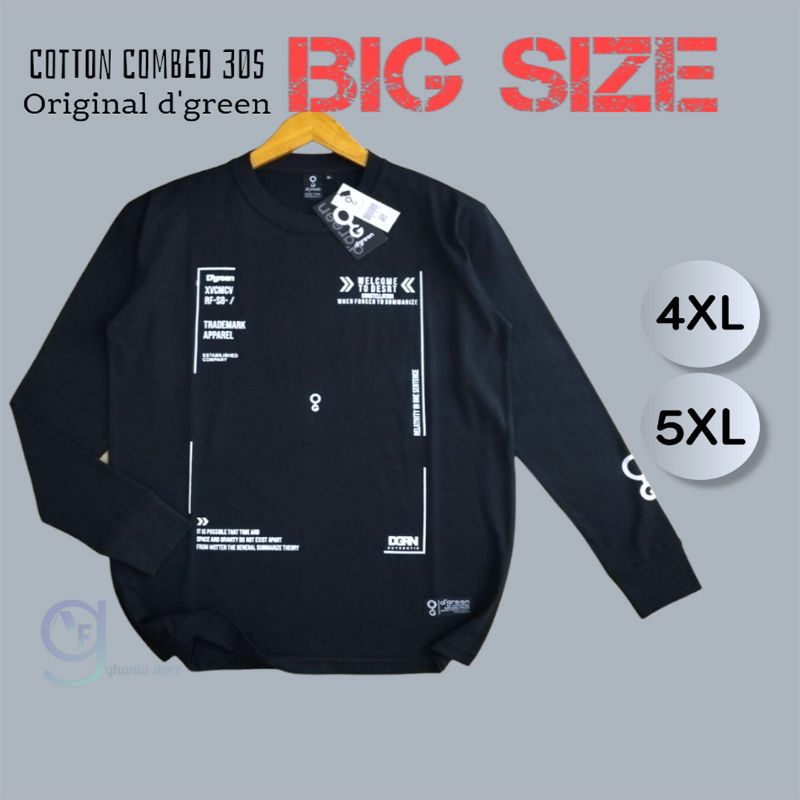 Kaos distro pria kaos lengan panjang jumbo oversize bigsize kaos original distro baju lengan panjang