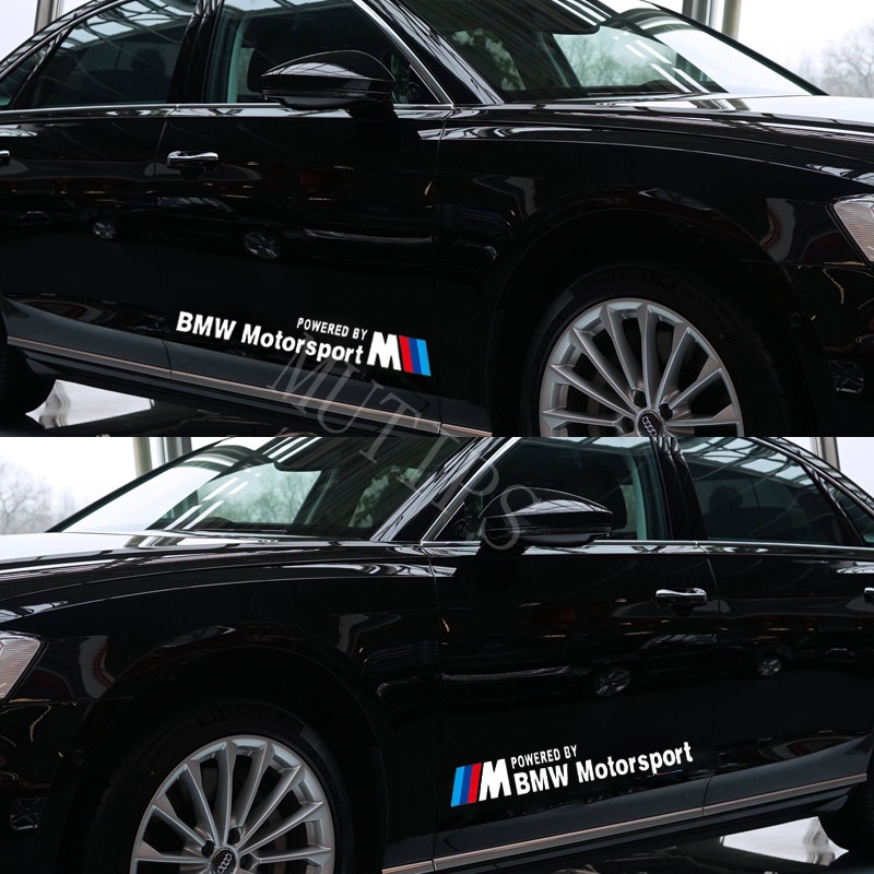 Bmw 2Pcs Body Mobil Pintu Samping Anti Air Stiker Penutup Lecet Untuk F10 F30 E39 E60 X1 E84 F48 F25 X3 E36 E46 E30 E90 E83 X5 F15