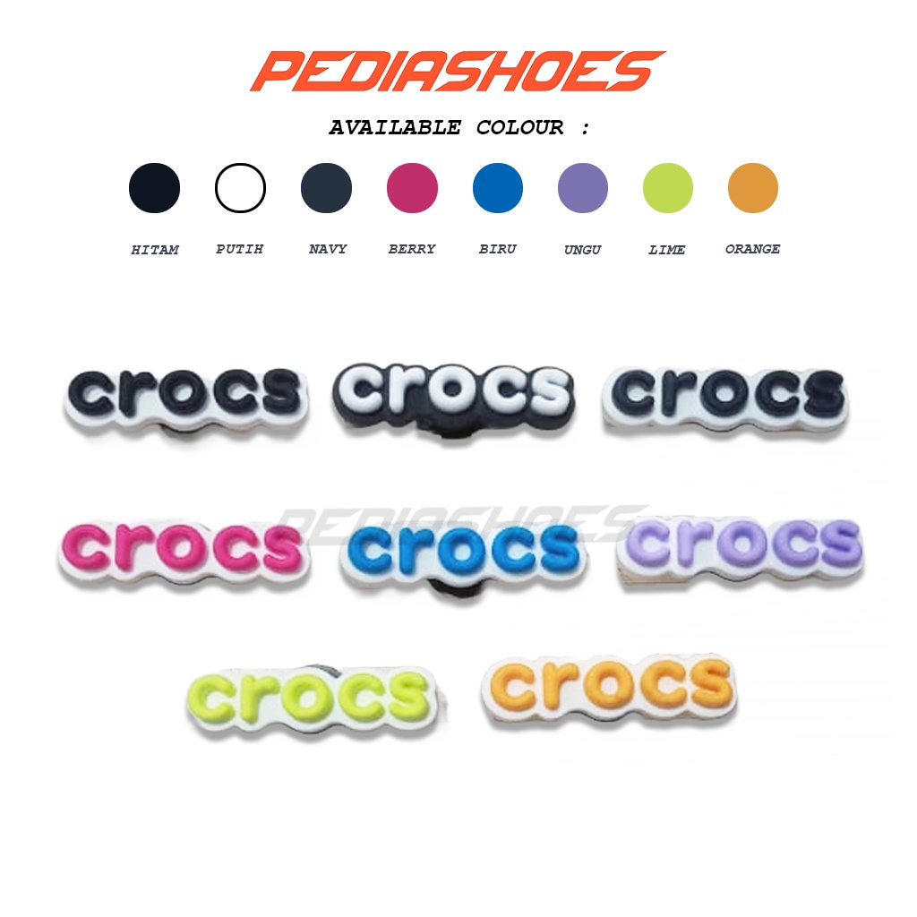 Jual JIBBITZ TULISAN CROCS HIASAN SANDAL CROCS Shopee Indonesia
