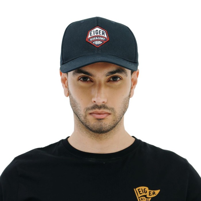 V bismillahEIGER STUSON CAP - Navy, L topi