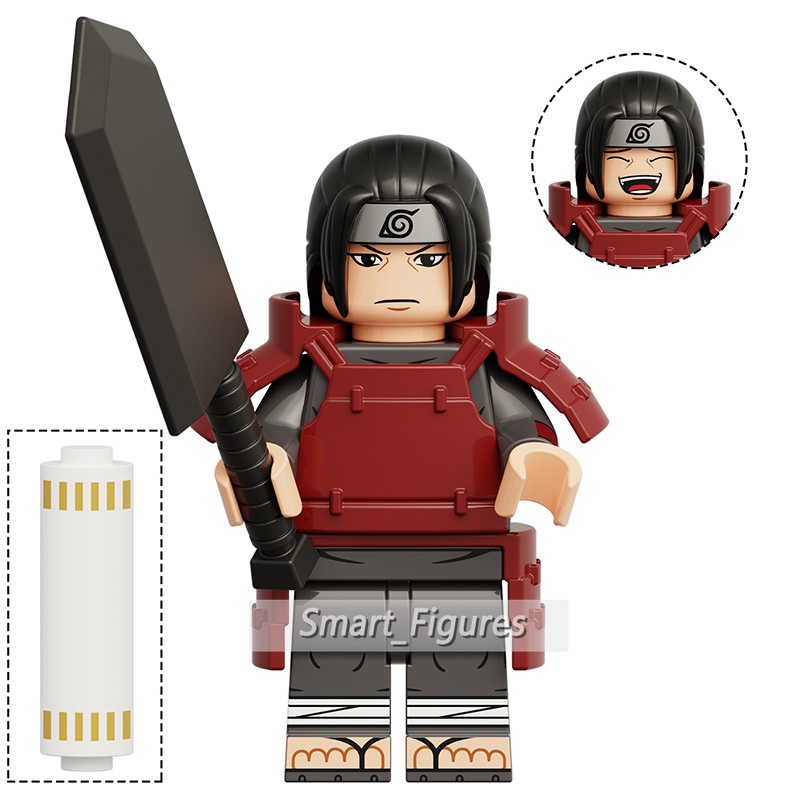 Naruto Minifigures Senju Hashirama Namikaze Minato Uchiha Madara Sarutobi Hiruzen Mainan Hadiah Mini Figure KDL814