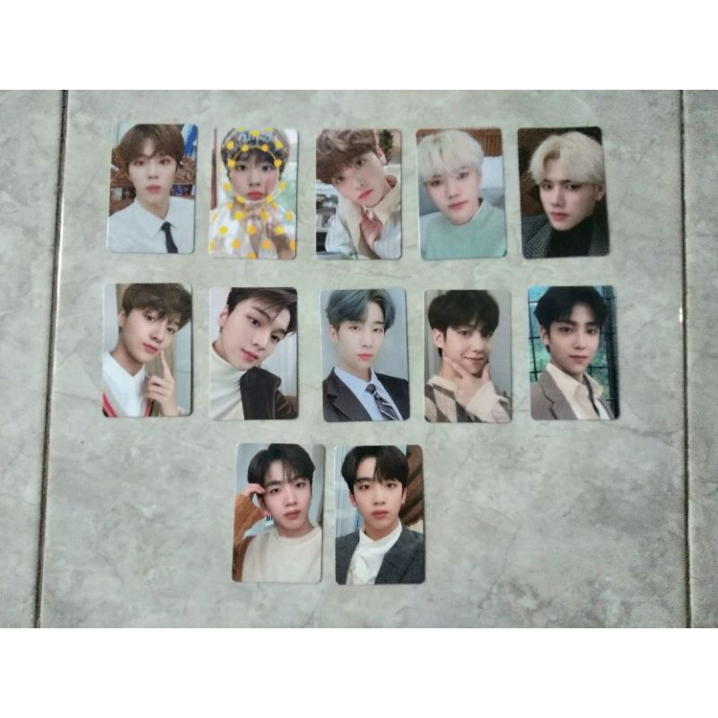 Jeonwoong take a chance benefit official photocard b:complete Han Seungwoo Kim Wooseok Kim Yohan Cha