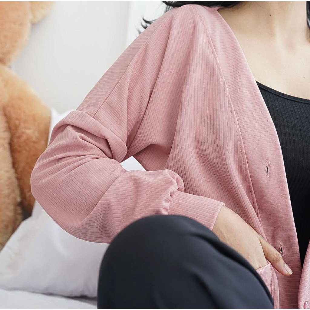 BEFAST - ZFS Cardigan CLARISA Outer Knit (L XL XXL) / SILI APRIL KNIT / Outer Wanita Keluaran Terbaru / Cardigan Polos / Pakaian Casual wanita / Outer Kekinian Remaja Wanita / Cardigan Terlaris