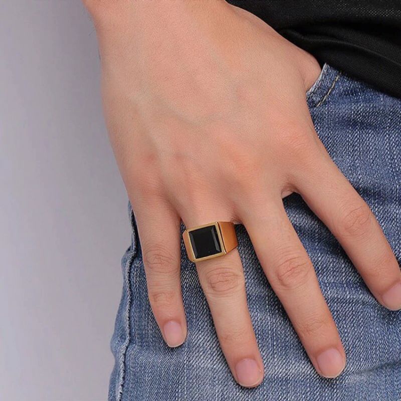 COD!! CINCIN PRIA TITANIUM KEREN BLACK ONYX