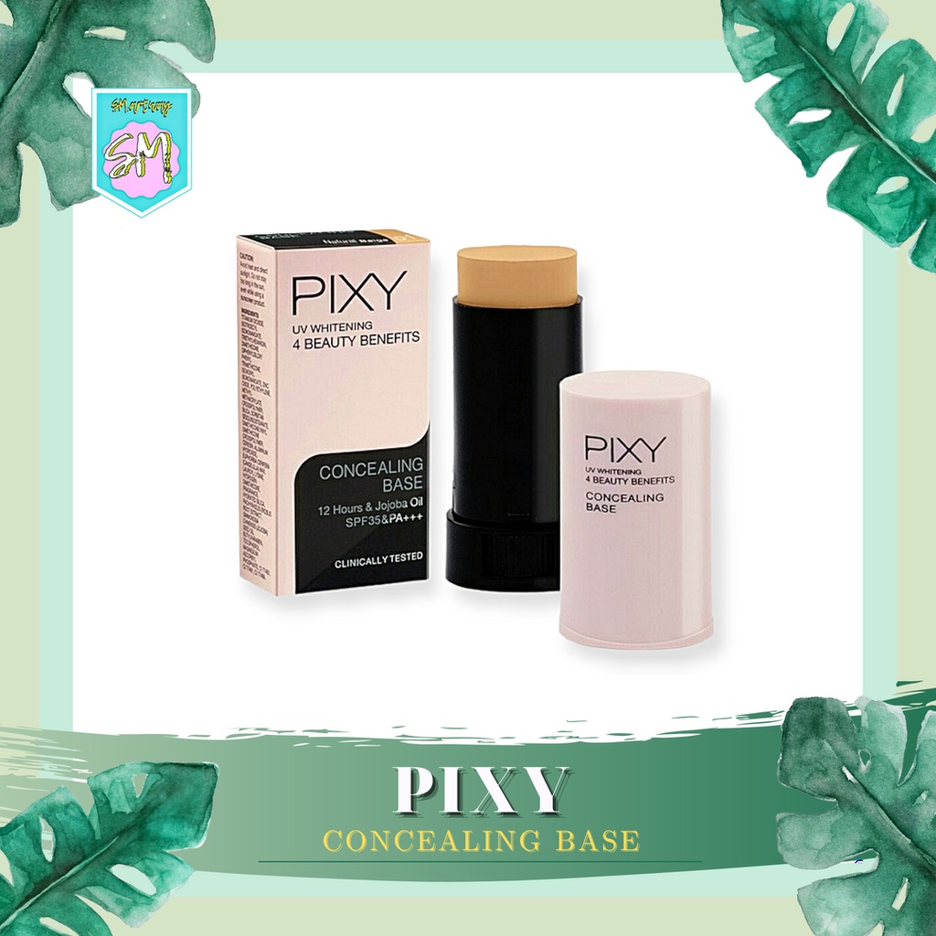 PIXY Concealing Base 9GR | Stick Foundation | Stik Concealer | 01 Natural Beige | 02 Sand Beige | 03 Creme Beige | 04 Caramel Beige | UV Whitening