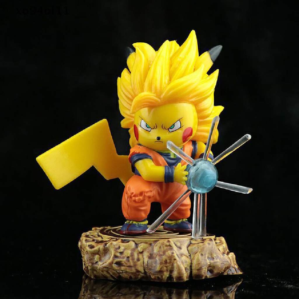 Xo Pokemon Model Anime Figure Pikachu Cosplay Dragon Ball Son Goku Figure Boneka OL