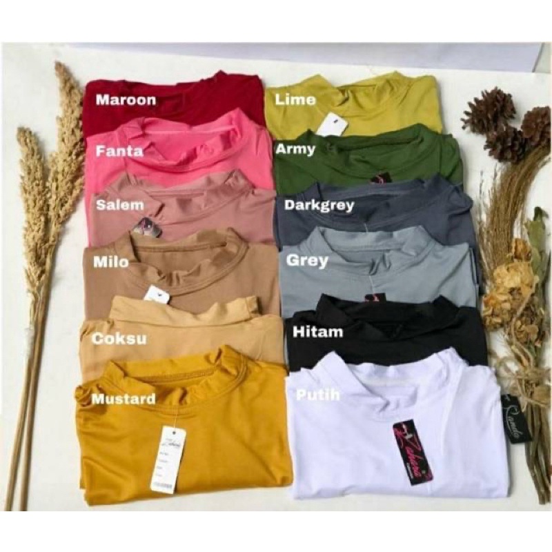 PROMO MANSET BAJU POLOS SPORTY JERSEY TERMURAH / DALEMAN BAJU