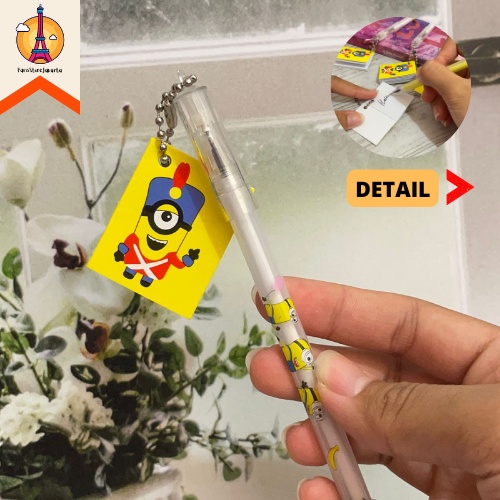 

Pulpen Gel Gantungan Buku Minion Lucu Gel Pen Ballpoint Funny Fancy Stuff Best Gift Stationery For School Alat Tulis Kantor Sekolah Ready Grosir Kado Ulang Tahun READY COD