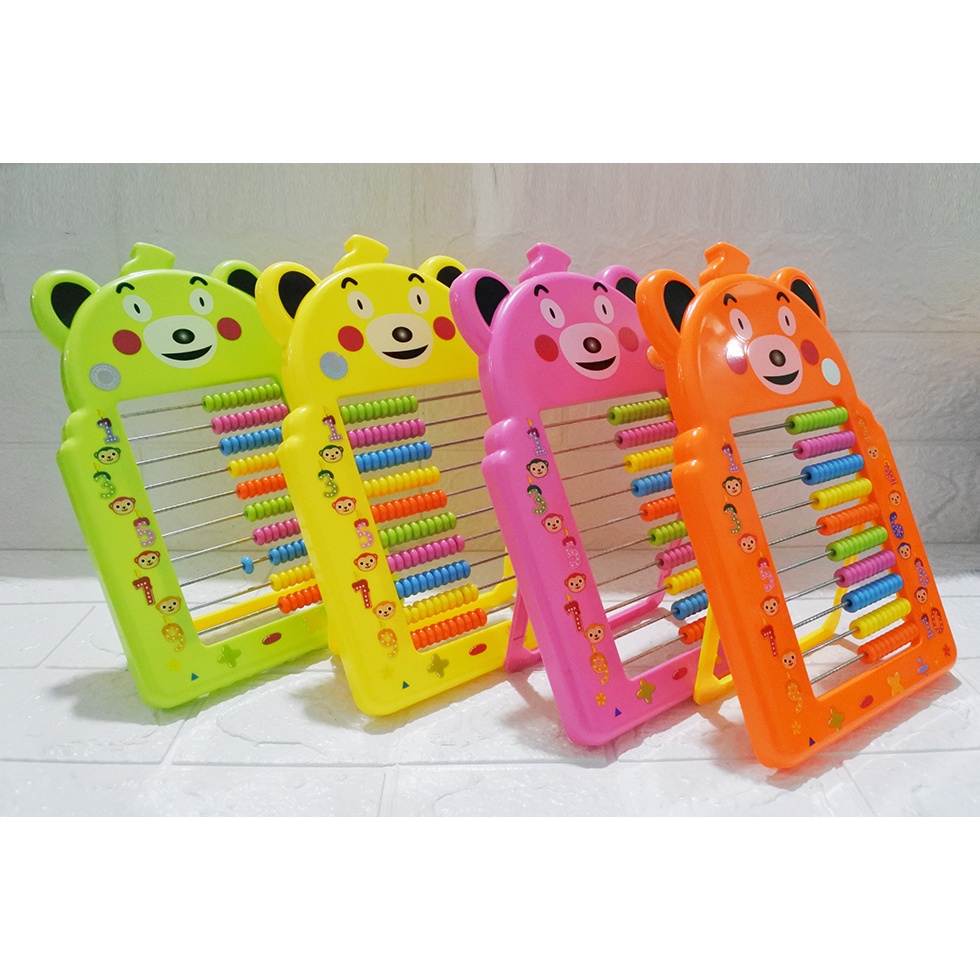 

Sempoa Abacus Mainan Anak Edukatif 8012 Bear Besar & 8013 Kupu" Besar