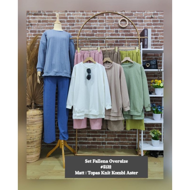 SET FALLENA OVERSIZE BY CLARKE/ SETCEL KNIT PREMIUM