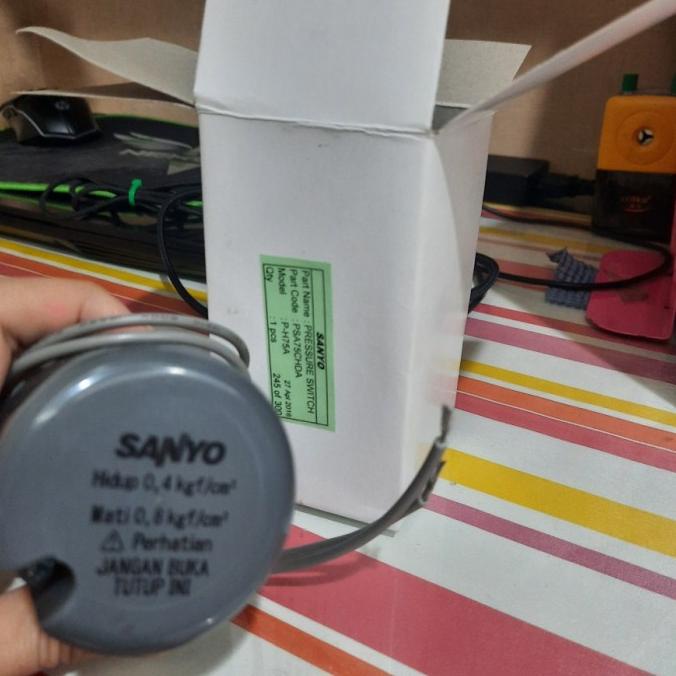 New Otomatis Pressure Switch Sanyo Ph 75 A Pwh75 A Ori Asli