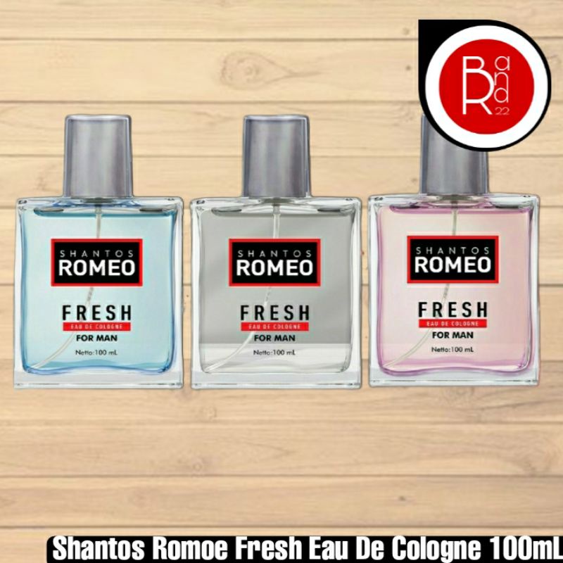 Jual Shantos Romeo Fresh Eau De Cologne 100ml (Minyak Wangi) | Shopee ...