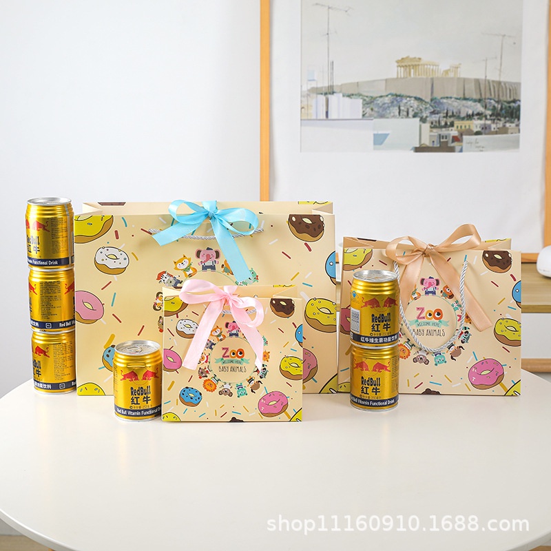 PAOPAO Paper bag Hello Kitty Lavender &amp; Animal Cute Tas Kado Goodie Bag Premium