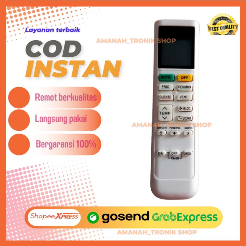 Remote Remot AC Daikin