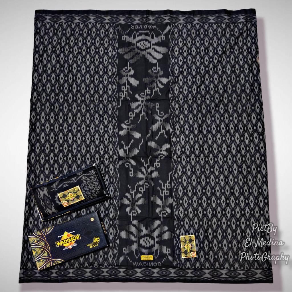 Sarung Wadimor Dewasa Motif Batik Bali Terbaru Black Series