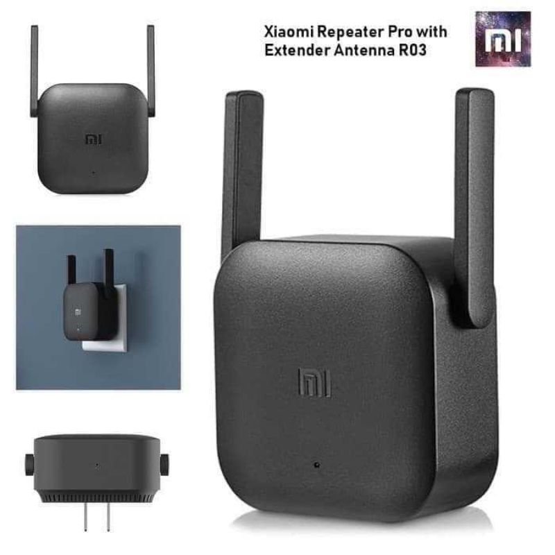 Xiaomi Pro WiFi Amplify 2 Range Extender Repeater 300Mbps - R03 ripiter penguat siyal wifi ruter modem