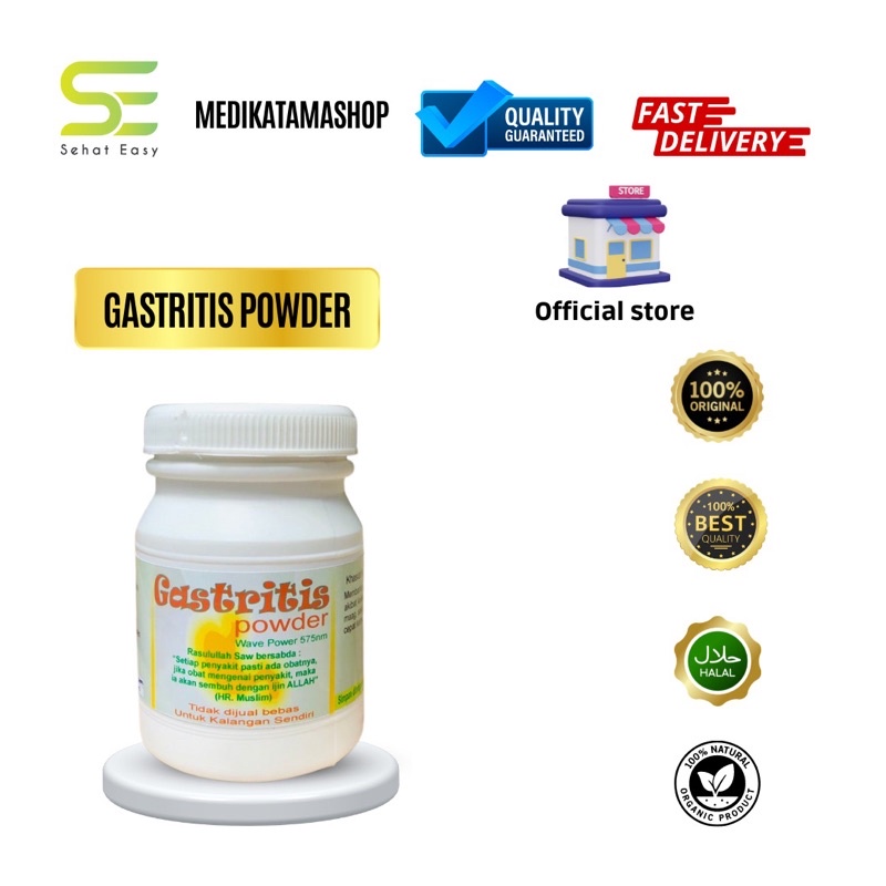 

GASTRITIS POWDER obat herbal asam lambung maagh dan GERD
