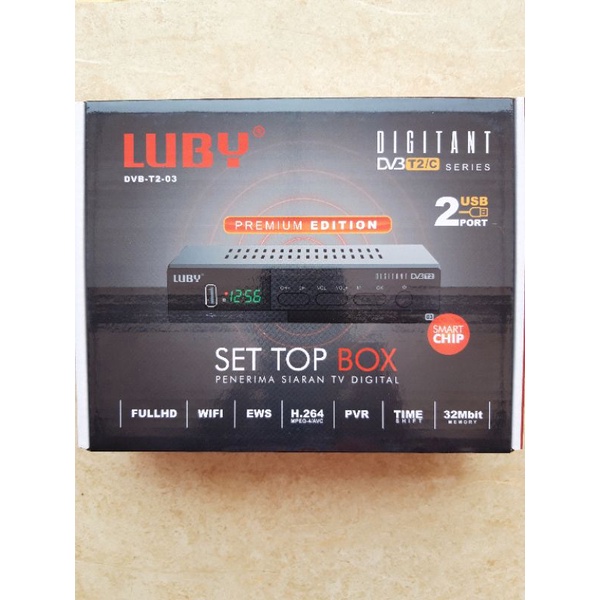 PROMO AMBYAR LUBY SET TOP BOX LUBY Digital DVB STB T2-03 Digital TV Receiver STB Luby Digital DVBT2-