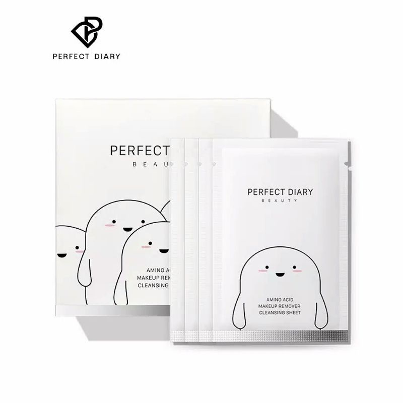Perfect Diary Beauty - Amino Acid Makeup Remover Cleansing Sheet 1ply -8ml