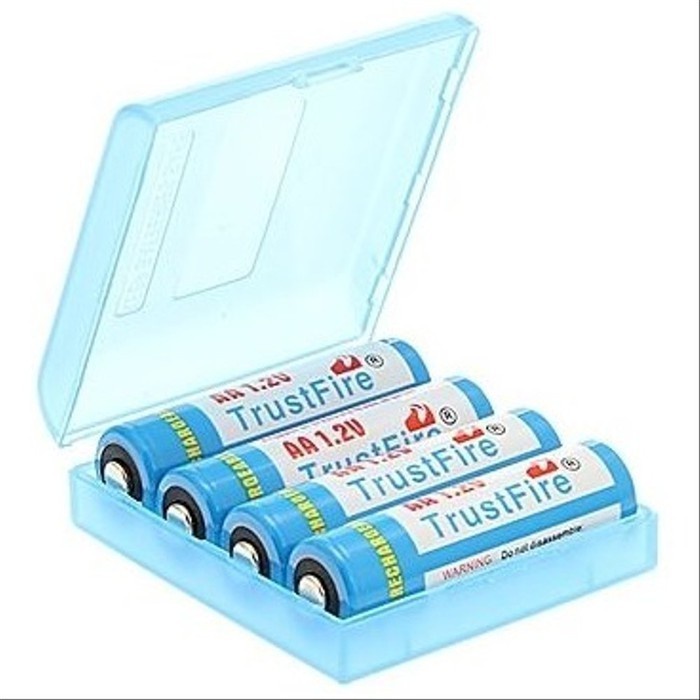 Baterai Battery Batre AA 1.2V NI-MH Rechargeable 2700 mAH isi 4 + Box
